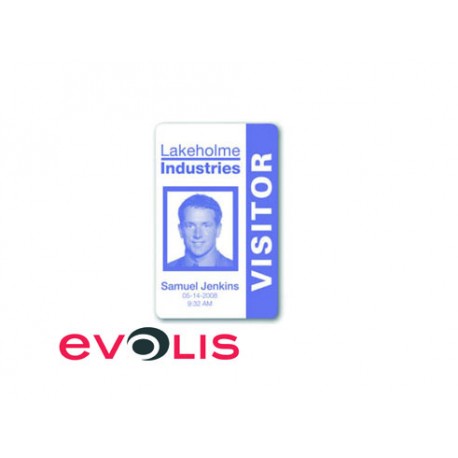 Blue rewritable PVC cards (C5101)