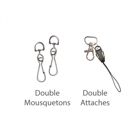 Two fasteners