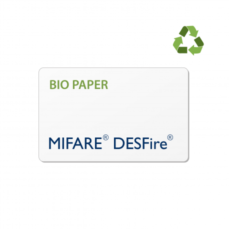 Badge MIFARE - DESFIRE "BIO PAPER"